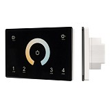Панель Sens SMART-P81-MIX Black (230V, 4 зоны, 2.4G)