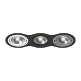 Встраиваемый светильник Lightstar Intero 111 i937060709 чёрный WBG