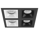 Встраиваемый светильник Lightstar Domino D54706060707 чёрный