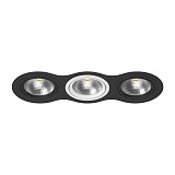 Встраиваемый светильник Lightstar Intero 111 i937070607 чёрный BWB