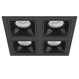 Встраиваемый светильник Lightstar Domino D54707070707 чёрный
