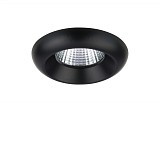 Светодиодный встраиваемый светильник Lightstar Monde 071077 чёрный 70 мм 3000К