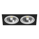 Встраиваемый светильник Lightstar Intero 111 i8270606 чёрный WW