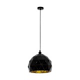 Подвесной светильник Eglo ROCCAFORTE 97845 чёрный 300 мм