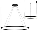 Подвесной светодиодный светильник Kink Light Тор 08218,19A(4000K) чёрный 1500мм