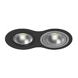 Встраиваемый светильник Lightstar Intero 111 i9270709 чёрный BG