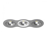 Встраиваемый светильник Lightstar Intero 111 i939090609 серый GWG