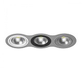 Встраиваемый светильник Lightstar Intero 111 i939060709 серый WBG