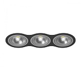 Встраиваемый светильник Lightstar Intero 111 i937090909 чёрный GGG