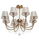Люстра потолочная MW-Light Федерика 684011x08 320Вт 75см