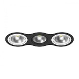 Встраиваемый светильник Lightstar Intero 111 i937600706 чёрный WBW