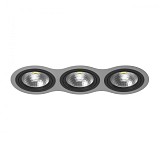 Встраиваемый светильник Lightstar Intero 111 i939070707 серый BBB