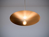Подвесной светильник MODALINE PLATE D300 (Золото царапанное, диаметр 300 мм)