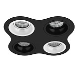 Встраиваемый светильник Lightstar Domino D64706070607 чёрный