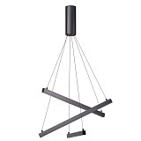 Подвесной светодиодный светильник Odeon Light COMETA L-VISION 3860/39B чёрный
