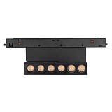 Магнитный светильник MAG-ORIENT-DOTS-FOLD-S195-6W Warm3000 (BK, 30 deg, 48V, DALI)