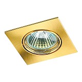 Встраиваемый светильник Novotech QUADRO 369107 золото
