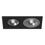 Встраиваемый светильник Lightstar Intero 111 i8270709 чёрный BG
