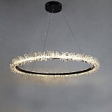 Подвесная Люстра Blesslight Halo Crystal Pendant Lamp 17738 чёрный 400 мм