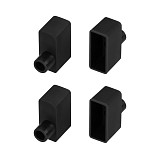 Заглушка WPH-FLEX-0616-SIDE BLACK с отверстием