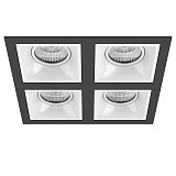 Встраиваемый светильник Lightstar Domino D54706060606 чёрный