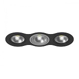 Встраиваемый светильник Lightstar Intero 111 i937070907 чёрный BGB