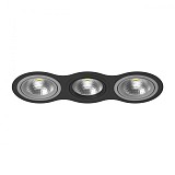 Встраиваемый светильник Lightstar Intero 111 i937090709 чёрный GBG