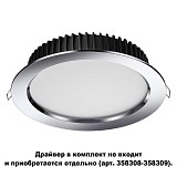 Встраиваемый Светодиодный светильник Novotech DRUM 358305 хром 3000К