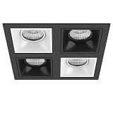 Встраиваемый светильник Lightstar Domino D54706070607 чёрный
