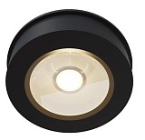 Встраиваемый светодиодный светильник Technical Maytoni Downlight Magic DL2003-L12B4K чёрный 4000К