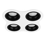 Встраиваемый светильник Lightstar Domino D64607070707 белый