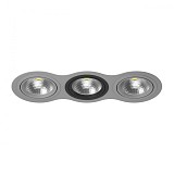 Встраиваемый светильник Lightstar Intero 111 i939090709 серый GBG