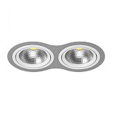 Встраиваемый светильник Lightstar Intero 111 i9290606 серый WW