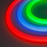 Светодиодная лента Arlight герметичная MOONLIGHT-BLACK-TOP-G280-D25mm 24V RGB 360deg (14.4 W/m, IP65, 1m, wire x1)