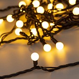 Светодиодная гирлянда ARD-BALL-CLASSIC-D13-5000-BLACK-50LED WARM (230V, 3.5W)