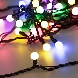 Светодиодная гирлянда ARD-BALL-CLASSIC-D13-10000-BLACK-100LED RGB (230V, 7W)