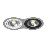 Встраиваемый светильник Lightstar Intero 111 i9290607 серый WB