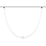Магнитный светильник MAG-ORIENT-TUBE-ELASTIC-2620-R30-L5000-70W Day4000 (BK, 360 deg, 48V)
