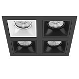 Встраиваемый светильник Lightstar Domino D54706070707 чёрный