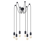 Подвесная люстра Arte Lamp BENDER A4322SP-6BK чёрный